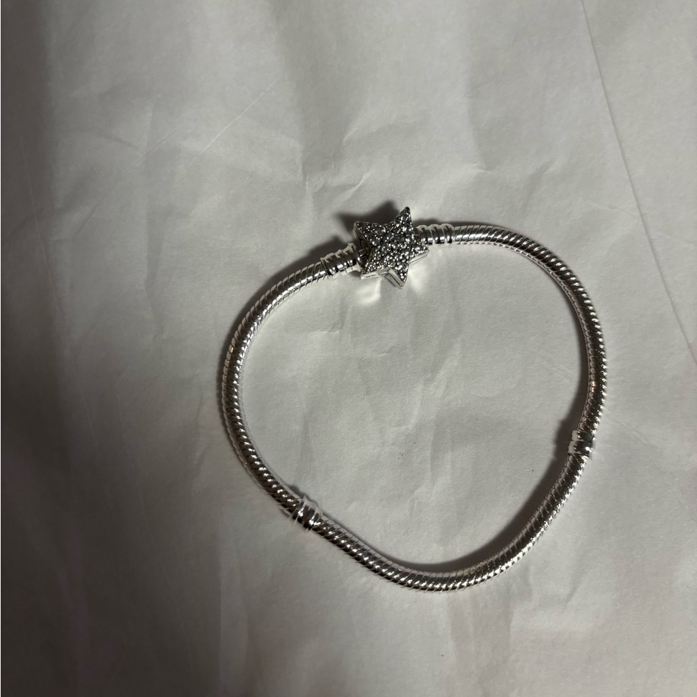Elegant Silver Star Bracelet